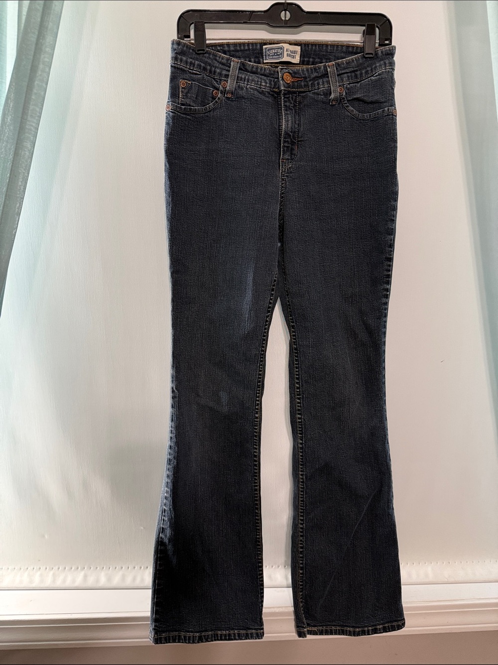 Signature by Levi Strauss Dark Indigo Flare Jeans
